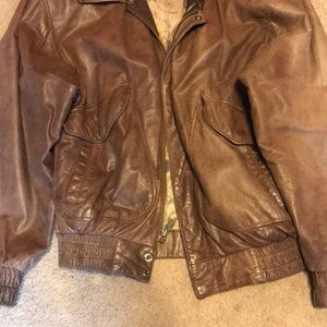 Stratojac- Brown, Genuine leather jacket